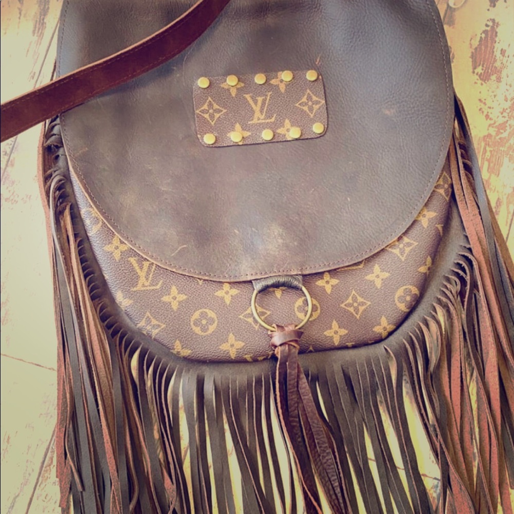 Authentic Upcycled LV purse